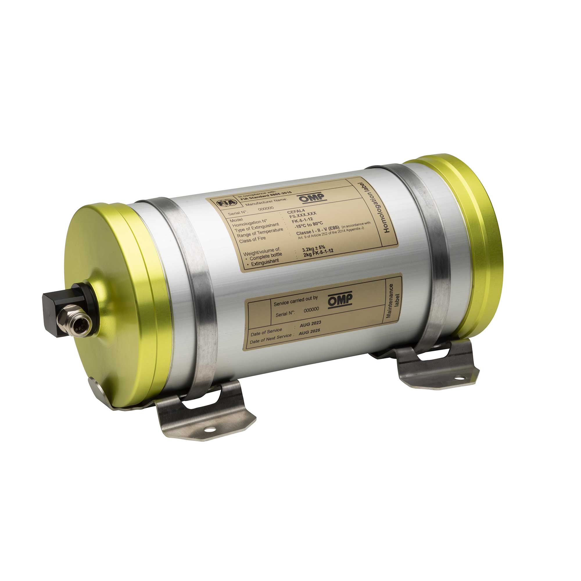 CEFAL4 FIA 8876-2022 FORMULA EXTINGUISHING SYSTEM